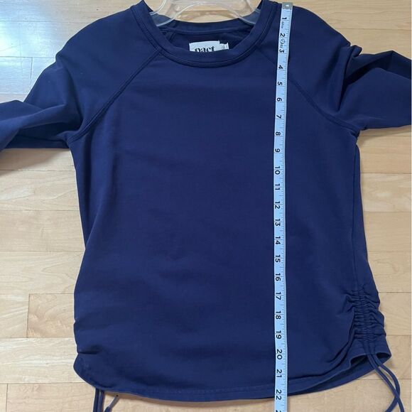 PACT Cinch Side Pullover in Blue XS NWOT - Picture 6 of 12